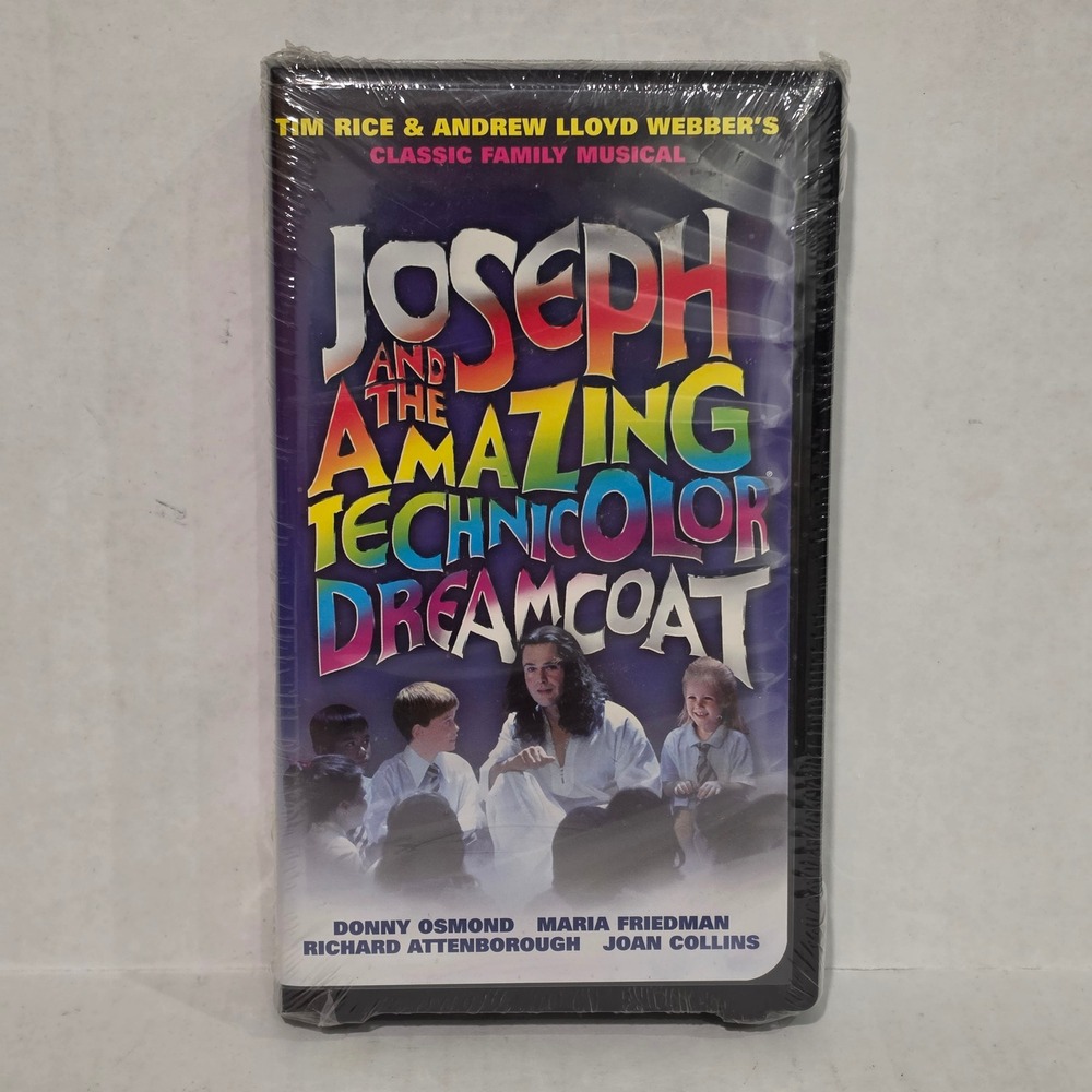 Joseph and the Amazing Technicolor Dreamcoat VHS 1999 Donny Osmond Sealed NEW